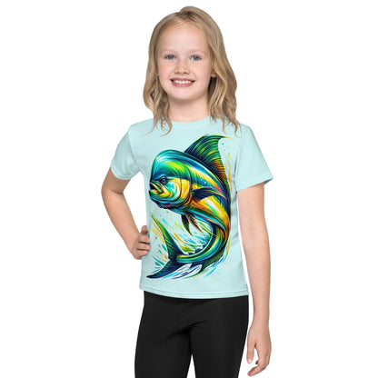 Mahi Mahi Youth Round Collar Tee - Sunset Silhouettes