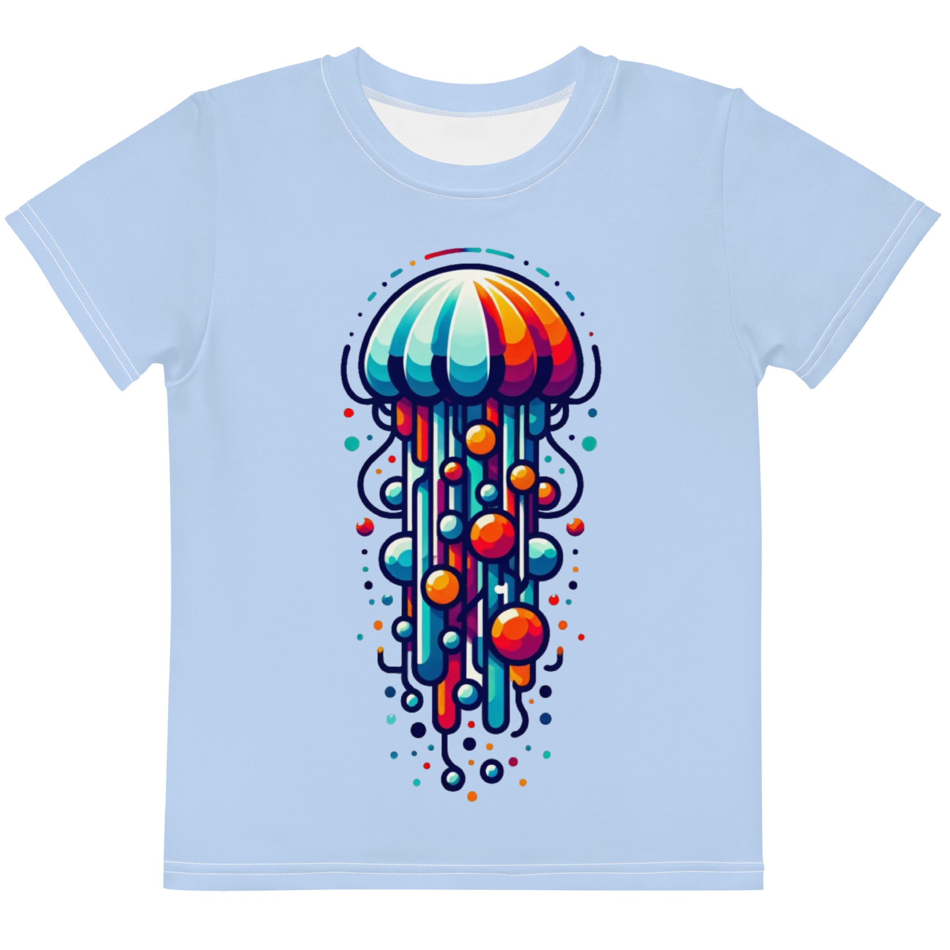 Jellyfish Youth Round Collar Tee - Sunset Silhouettes