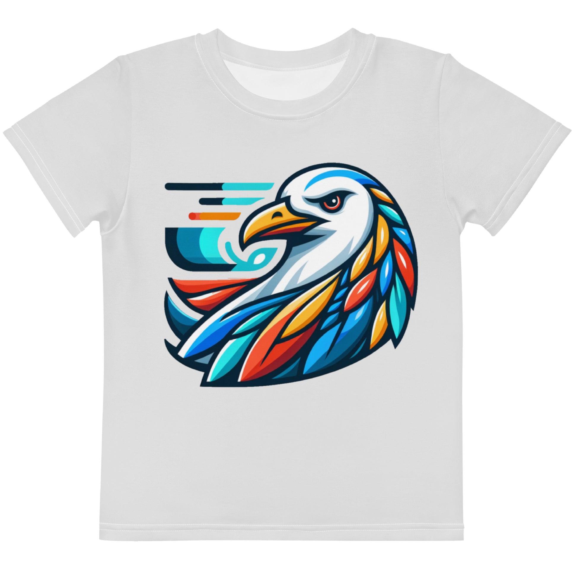 Seagull Youth Round Collar Tee - Sunset Silhouettes