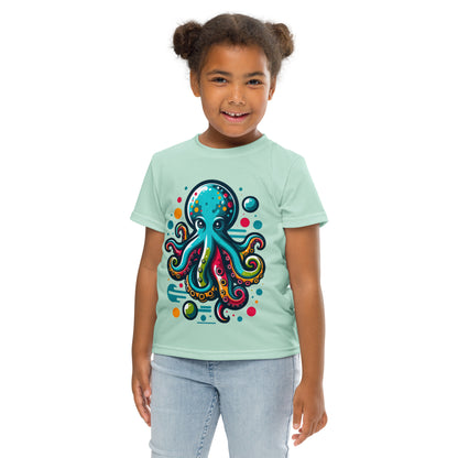 Octopus Youth Round Collar Tee - Sunset Silhouettes