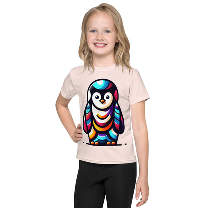 Penguin Youth Round Collar Tee - Sunset Silhouettes