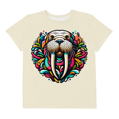 Walrus Youth crew neck t-shirt - Sunset Silhouettes