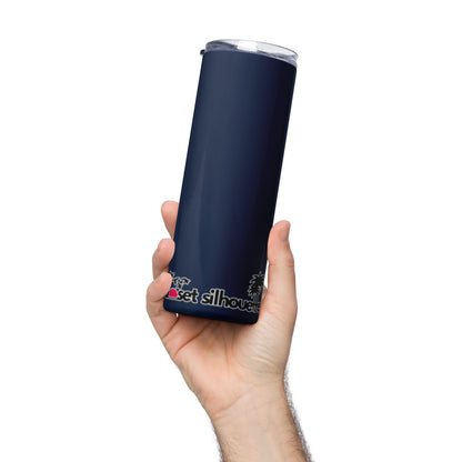 Navy Stainless Steel Tumbler