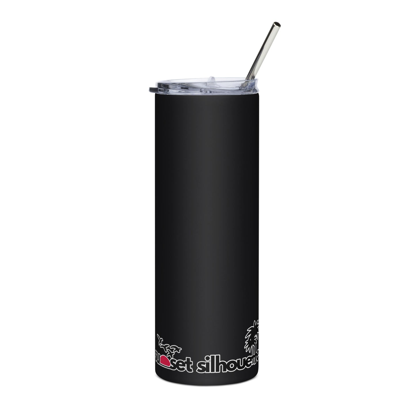 Black Stainless Steel Tumbler